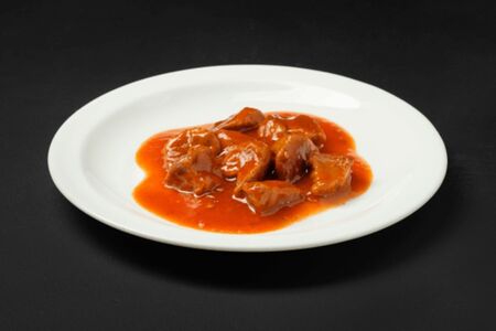 Свинина в кисло-сладком соусе чили