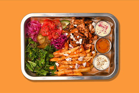 Грик бокс курица спайси