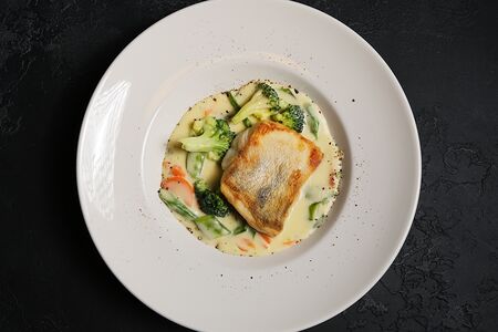 Филе судака во французском стиле