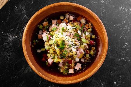 Окрошка на квасе 