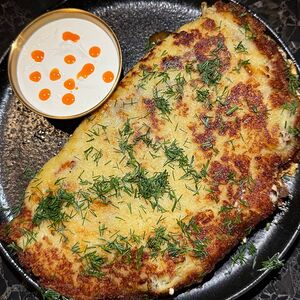 Драник от шефа с венгерским гуляшом      