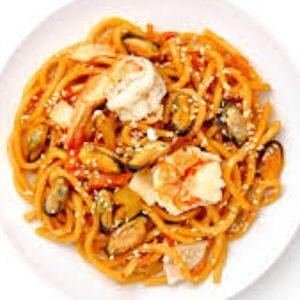 Вок с морепродуктами