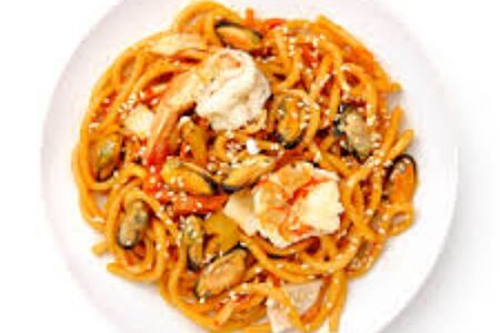 Вок с морепродуктами