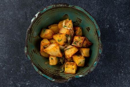 Жареная картошка с грибами