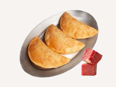 Чебуреки с говядиной и свининой