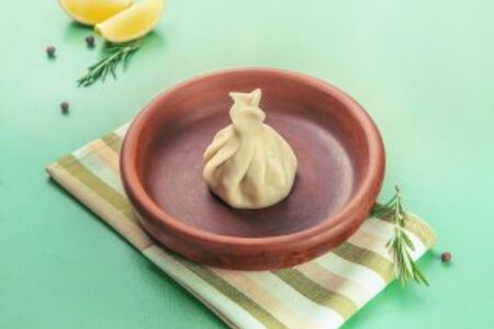 Хинкали с креветкой Чкмерули