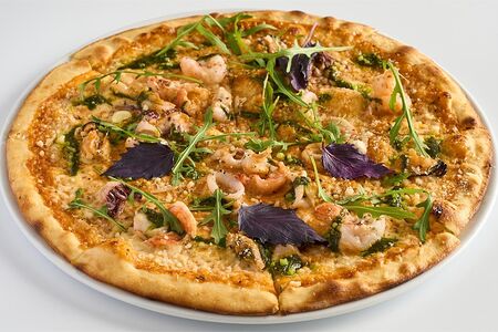 Пицца Фрутти де Марэ (морепродукты)