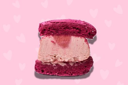 Макарон Земляничный улун