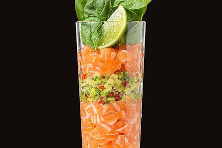 Тартар из лосося