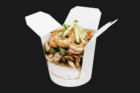 Рис с морепродуктами