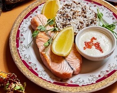 Стейк лосося