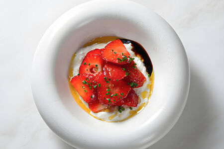 Страчателла с инжиром и березовым соком