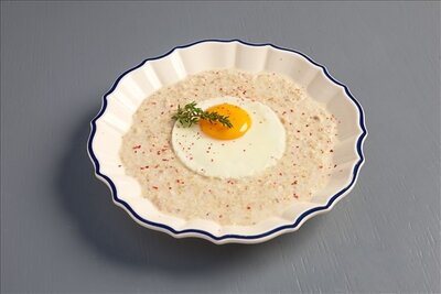 Каша овсяная с тунцом