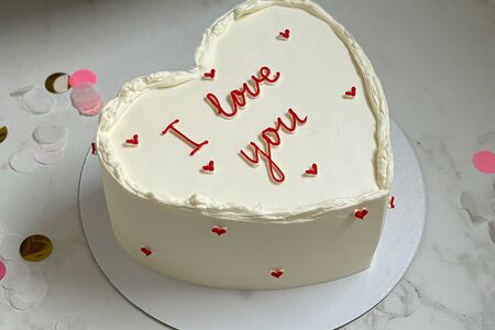 Бенто-торт в форме сердца