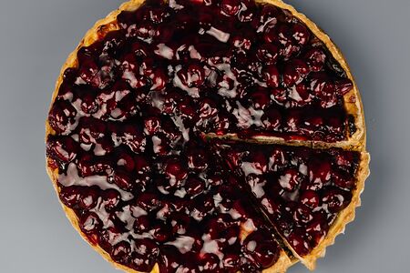 Творожно-вишневый тарт