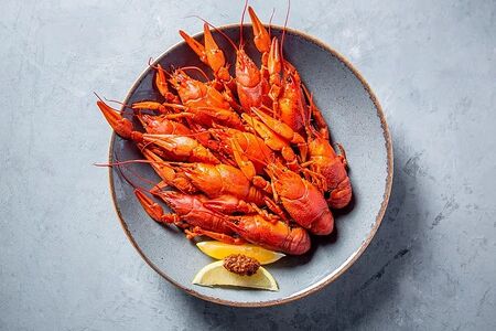 Вареные раки с острой аджикой Xl