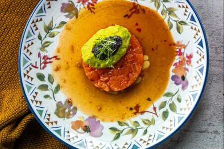 Тартар из лосося