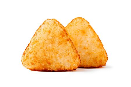 Онигири жареный с лососем