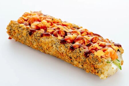 Ролл-дог с лососем