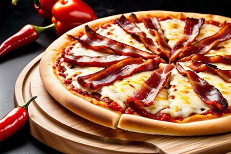 Пицца Барбекю с халапеньо