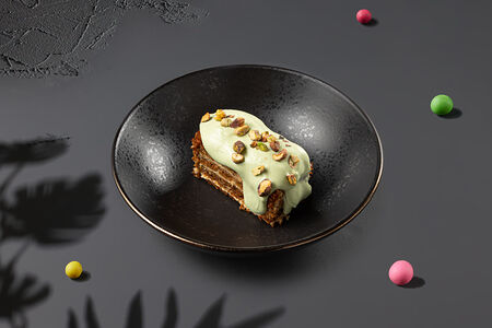 Медовый торт с матчей