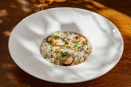 Ризотто с белыми грибами