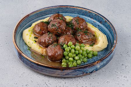 Говяжьи тефтели с соусом демиглас