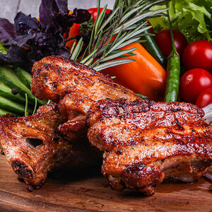 Шашлык из свинины на кости