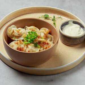 Пельмени ручной лепки с мясом кролика