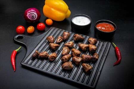 Шашлык из куриных сердечек