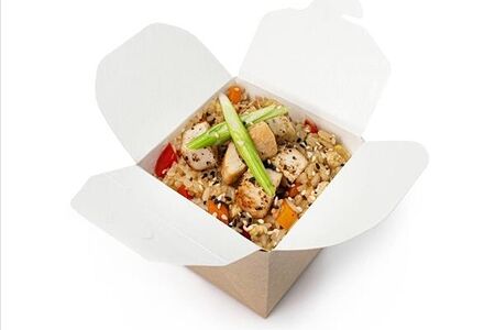 Рис с курицей и ананасами