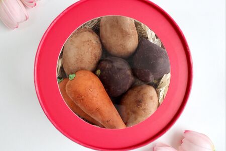 Пирожные картошка в форме овощей L