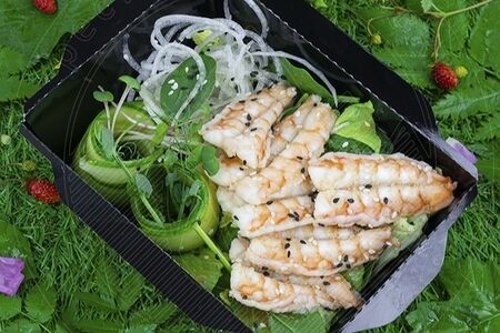 Сашими с креветкой