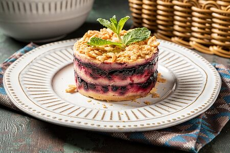 Черничный торт