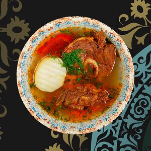 Шурпа с бараниной 