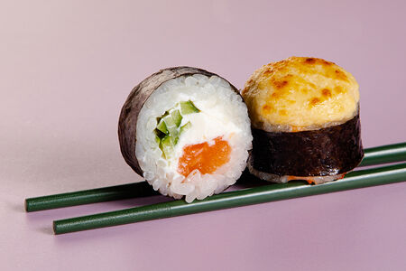 Запечённый с лососем