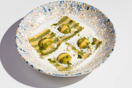 Равиоли с креветкой