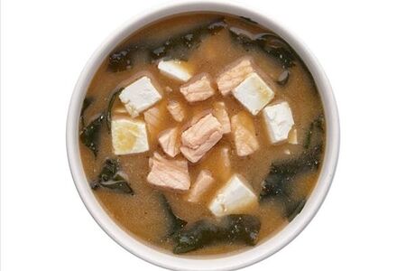 Мисо суп с лососем