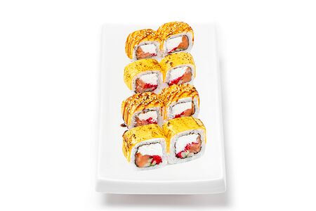 Ролл Чеддер с лососем