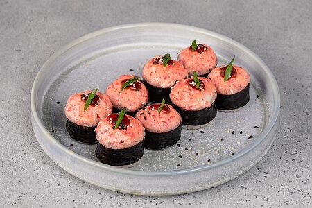 Запеченный ролл с угрём 