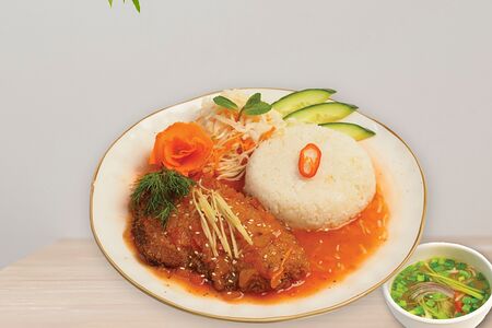 Ком Кашот (рис с рыбой)