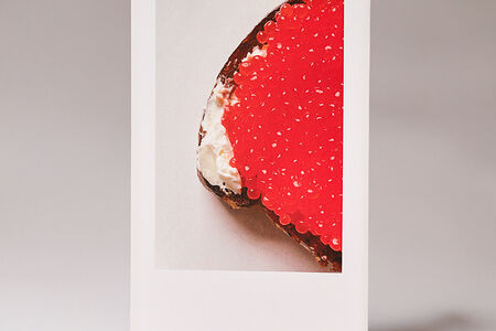 Открытка Бутерброд с икрой