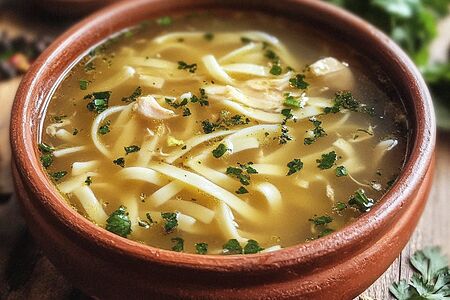 Куриная лапша