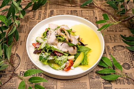 Салат с индейкой