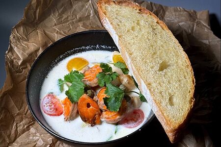 Финская уха с мурманским лососем