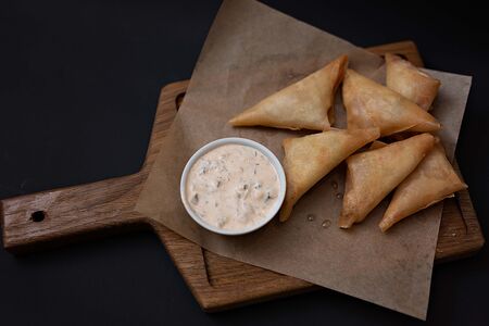 Конвертики с красной рыбой