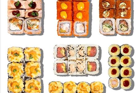 Большой сет с запечёнными