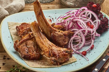 Шашлык из бараньей корейки 