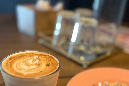 Флэт вайт на миндальном молоке 