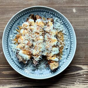 Баклажан с брынзой